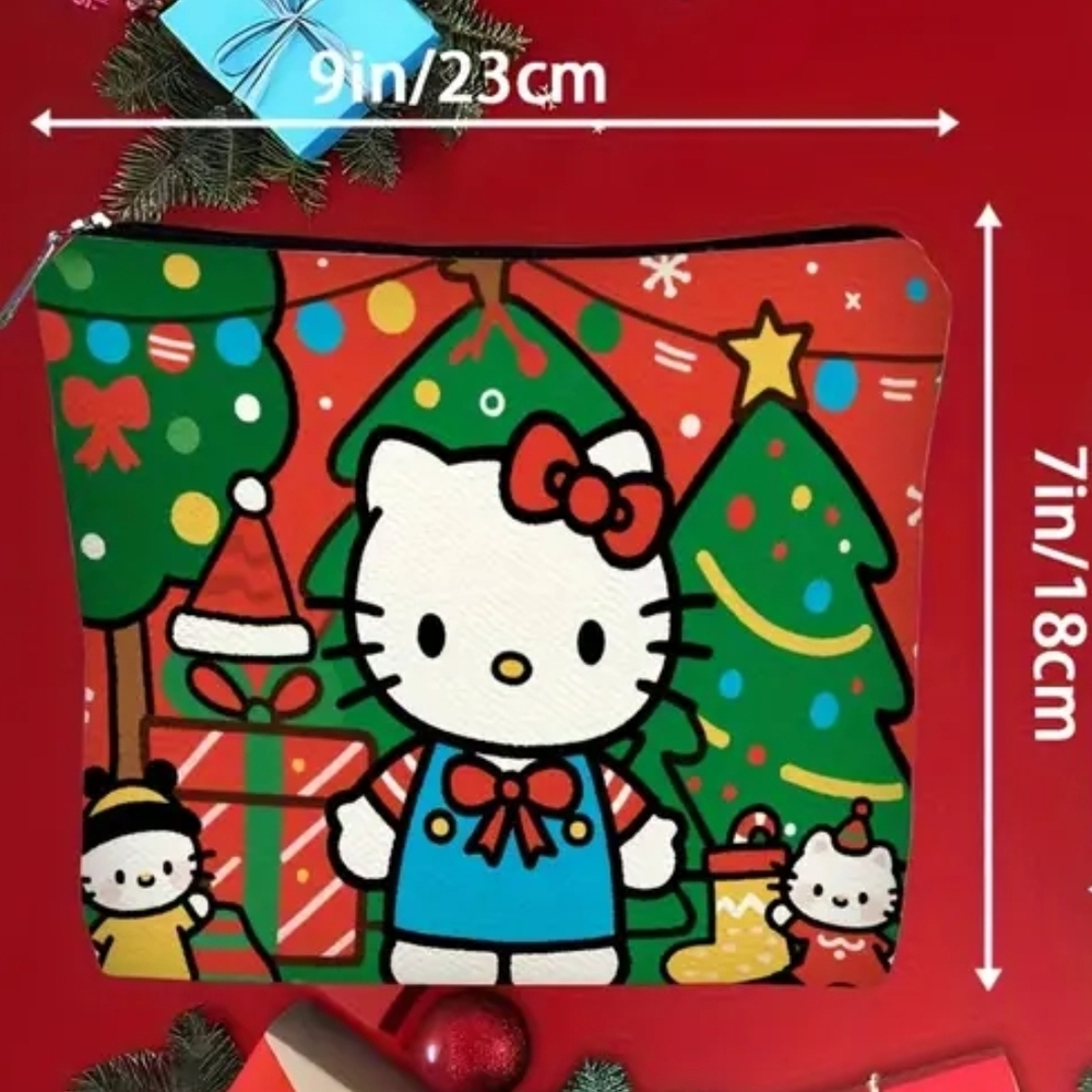 Hello Kitty Christmas Cosmetic Bag